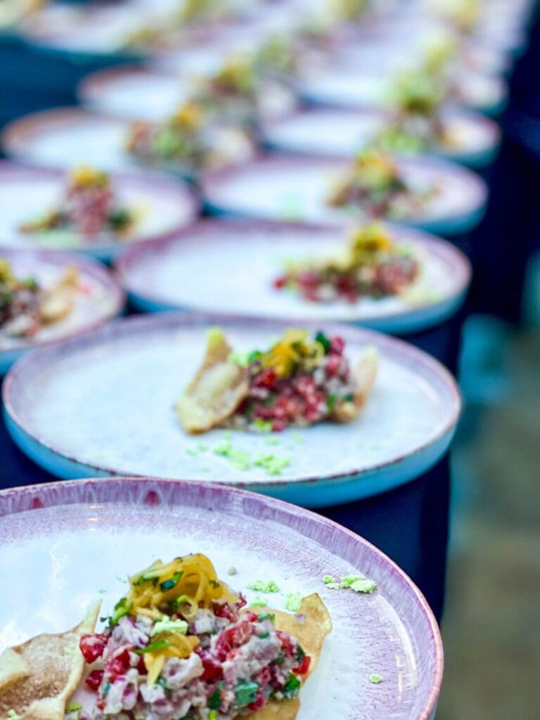 Ono ceviche with leche de tigre